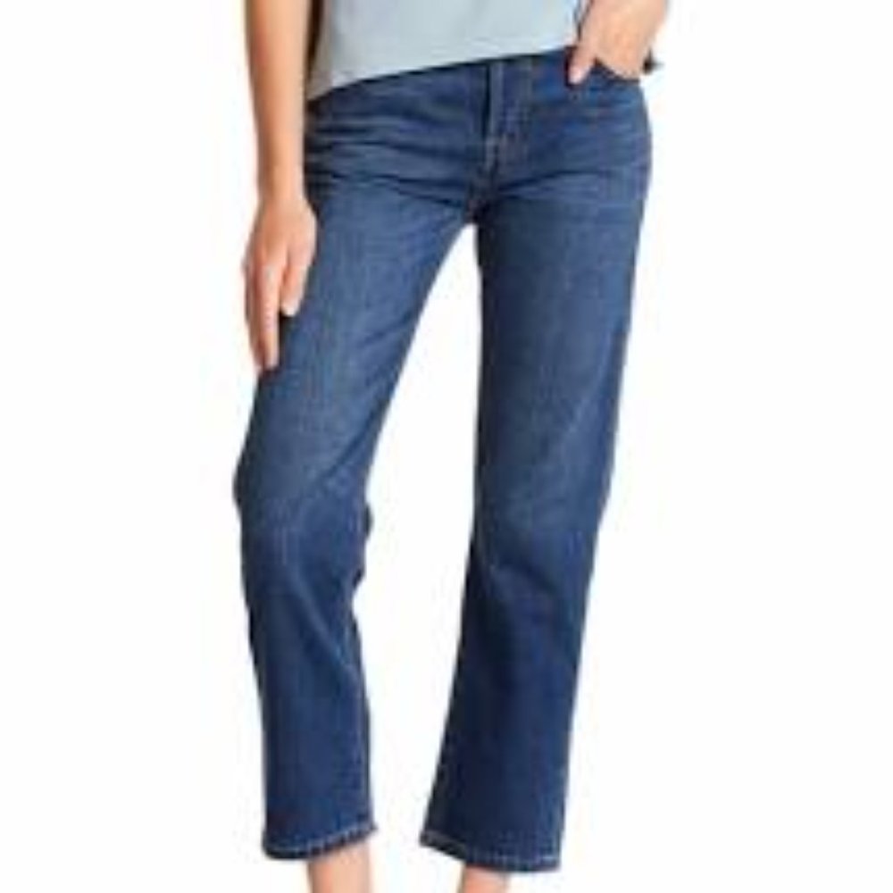 Current/Elliott Original Straight Crop, Made in the USA, 27x28, NWT $248 MSRP - Picture 1 of 14